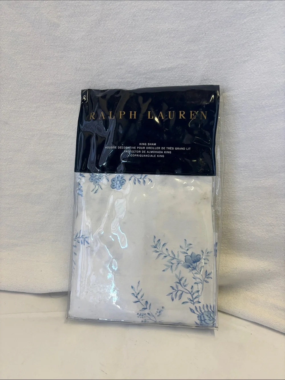Ralph Lauren Dauphine Floral Birds Archival King Pillow Sham